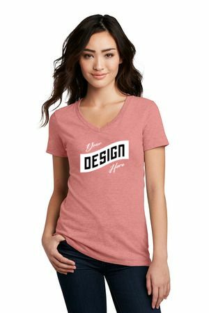 District ®  Women's Perfect Blend ®  CVC V-Neck Tee