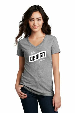District ®  Women's Perfect Blend ®  CVC V-Neck Tee