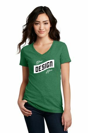 District ®  Women's Perfect Blend ®  CVC V-Neck Tee