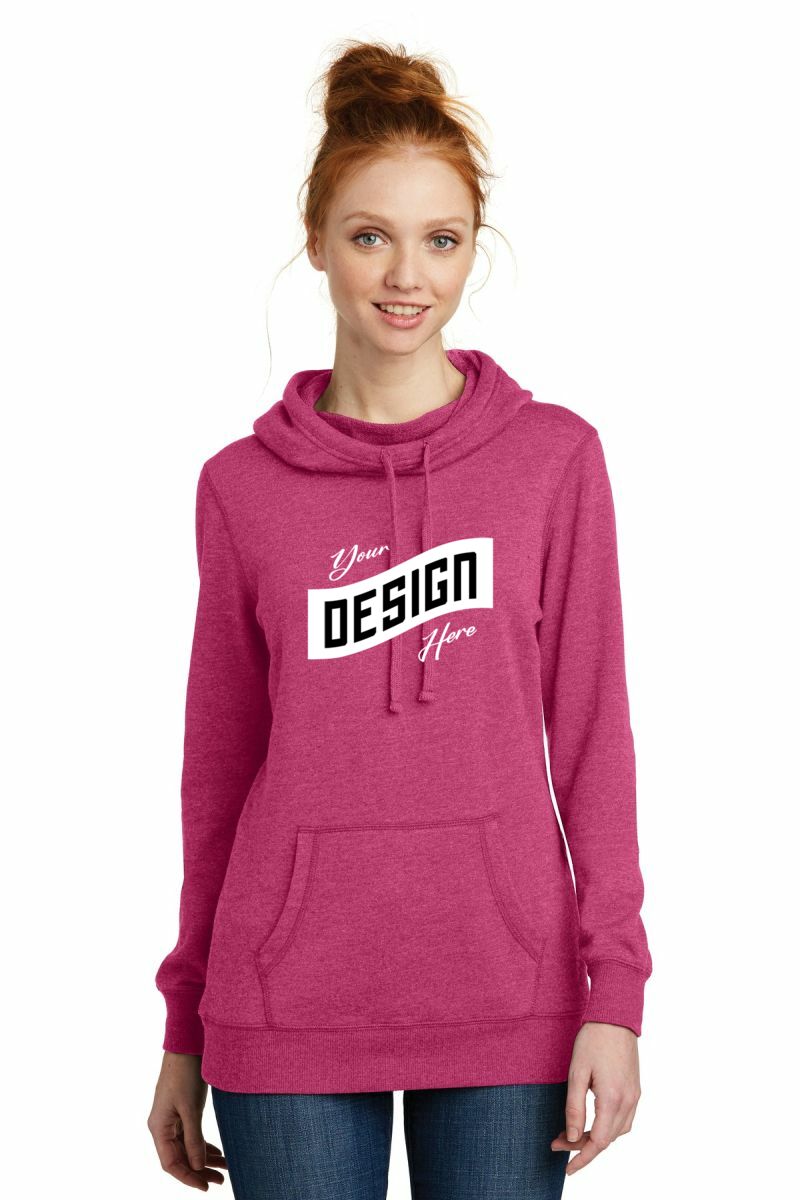 District ® Women's Lightweight Fleece Hoodie