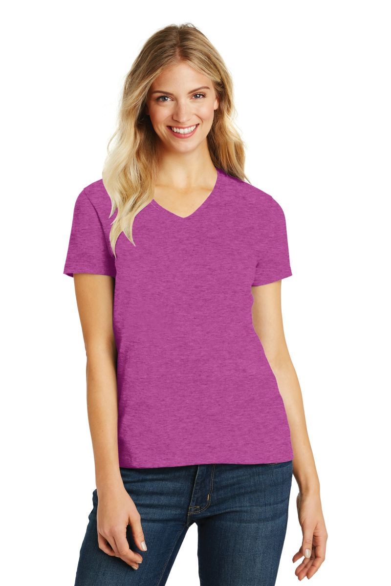 District ®  Women's Perfect Blend ®  CVC V-Neck Tee