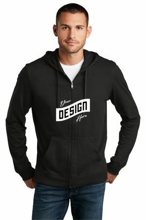 District ®  Jersey Full-Zip Hoodie