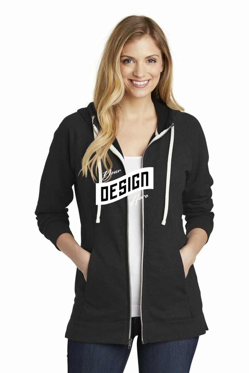 District  ®  Women's Perfect Tri  ®  French Terry Full-Zip Hoodie