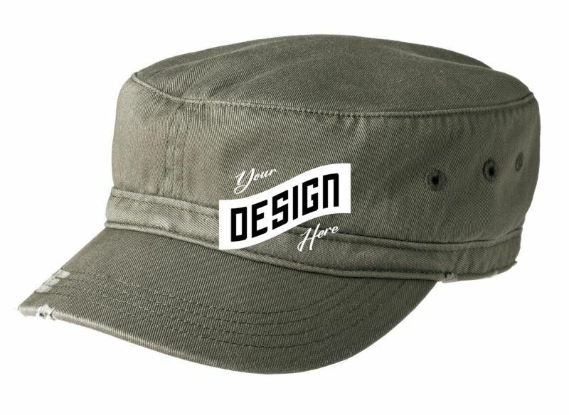 District ®  Distressed Military Hat