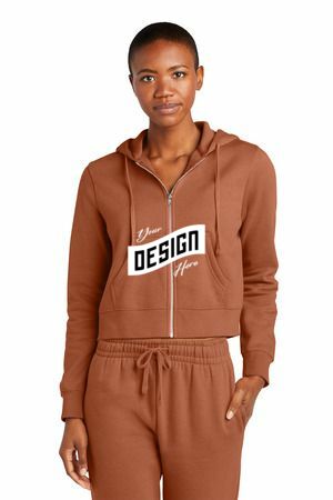 District ® Women's V.I.T. Fleece Full-Zip Hoodie DT6103