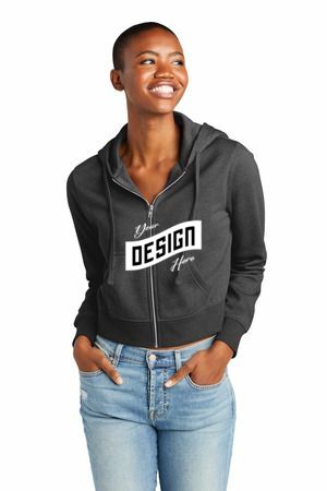 District ® Women's V.I.T. Fleece Full-Zip Hoodie DT6103