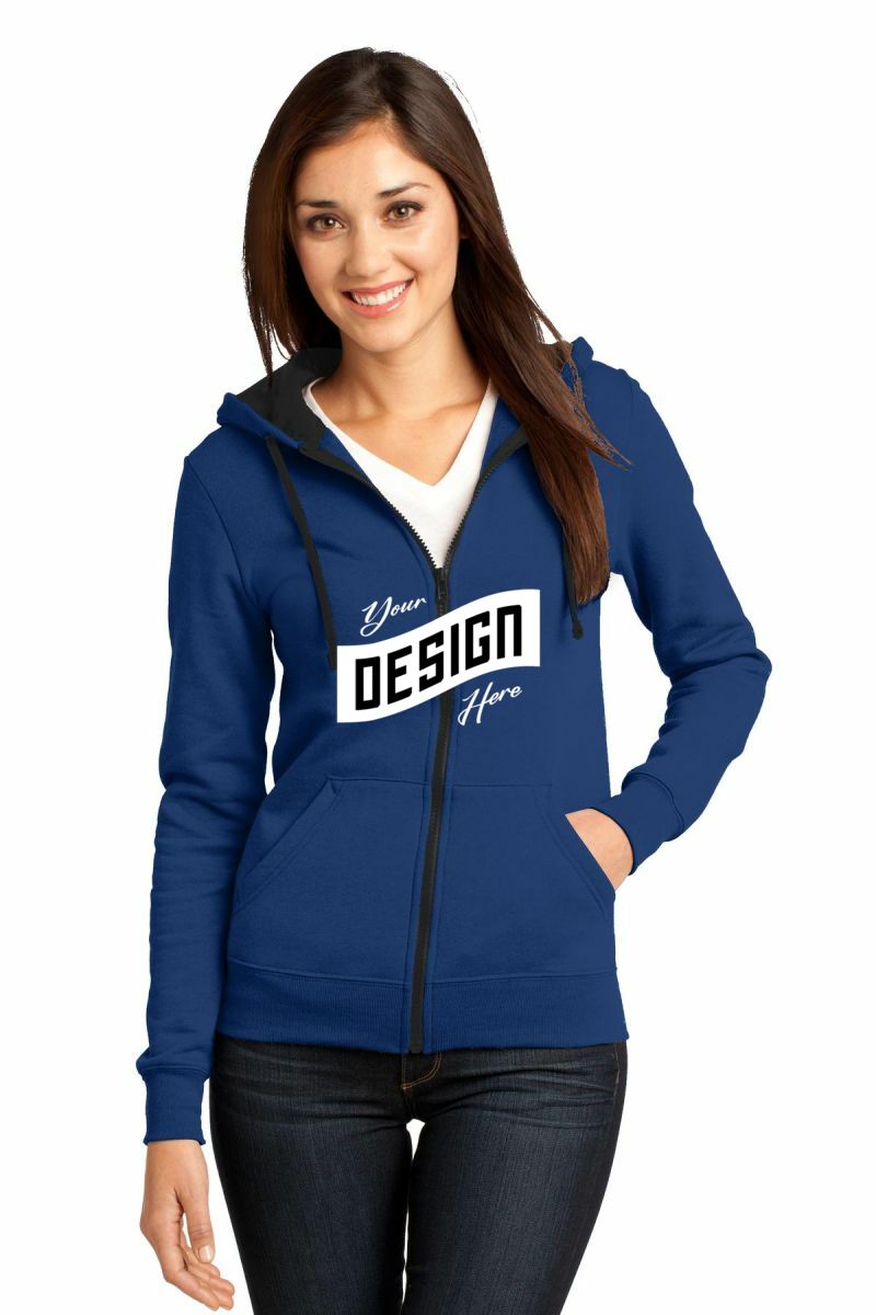  DISCONTINUED  District ®  - Juniors The Concert Fleece ®  Full-Zip Hoodie
