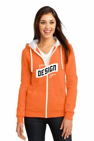 DISCONTINUED  District ®  - Juniors The Concert Fleece ®  Full-Zip Hoodie