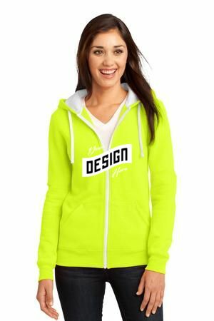  DISCONTINUED  District ®  - Juniors The Concert Fleece ®  Full-Zip Hoodie