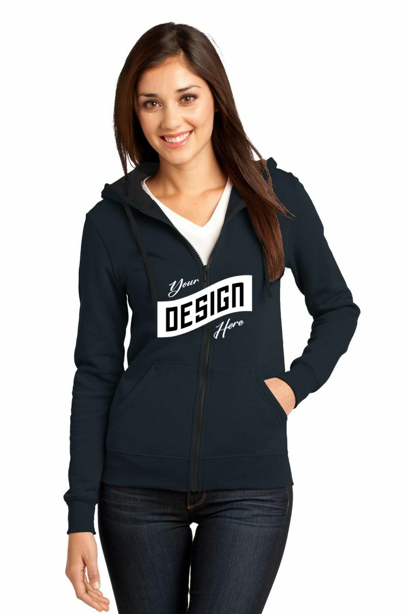  DISCONTINUED  District ®  - Juniors The Concert Fleece ®  Full-Zip Hoodie