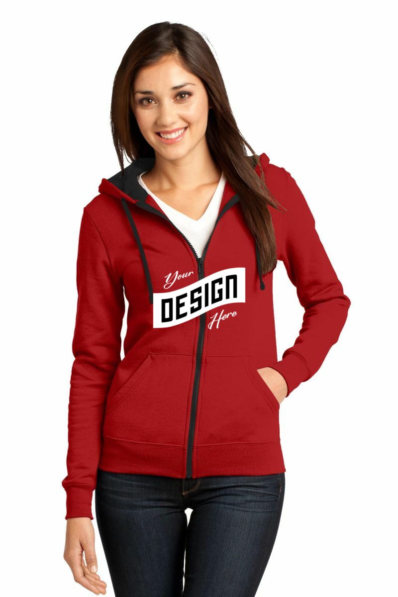  DISCONTINUED  District ®  - Juniors The Concert Fleece ®  Full-Zip Hoodie