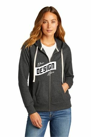District ® Women's Re-Fleece Full-Zip Hoodie DT8103