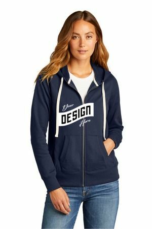 District ® Women's Re-Fleece Full-Zip Hoodie DT8103