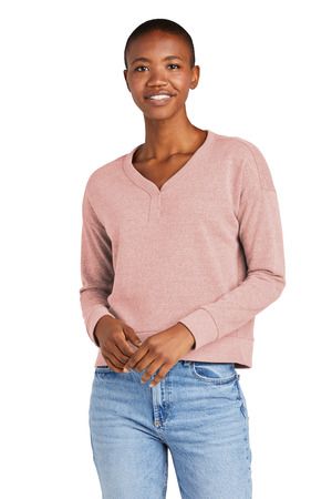 District ®  Women's Perfect Tri ®  Fleece V-Neck Sweatshirt DT1312