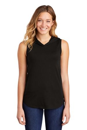  DISCONTINUED  District  ®  Women's Perfect Tri  ®  Sleeveless Hoodie DT1375