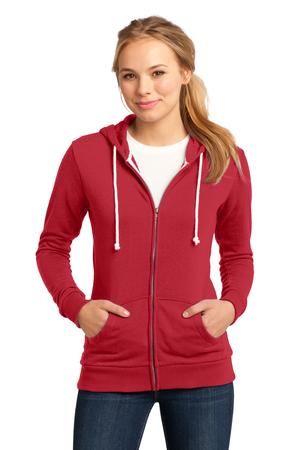  DISCONTINUED  District ®  - Juniors Core Fleece Full-Zip Hoodie DT290