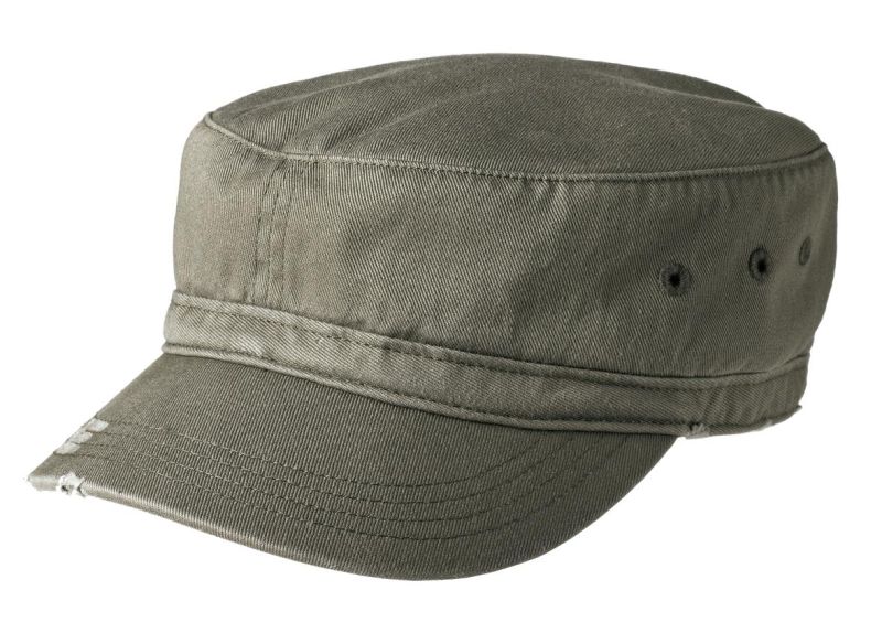 District ®  Distressed Military Hat