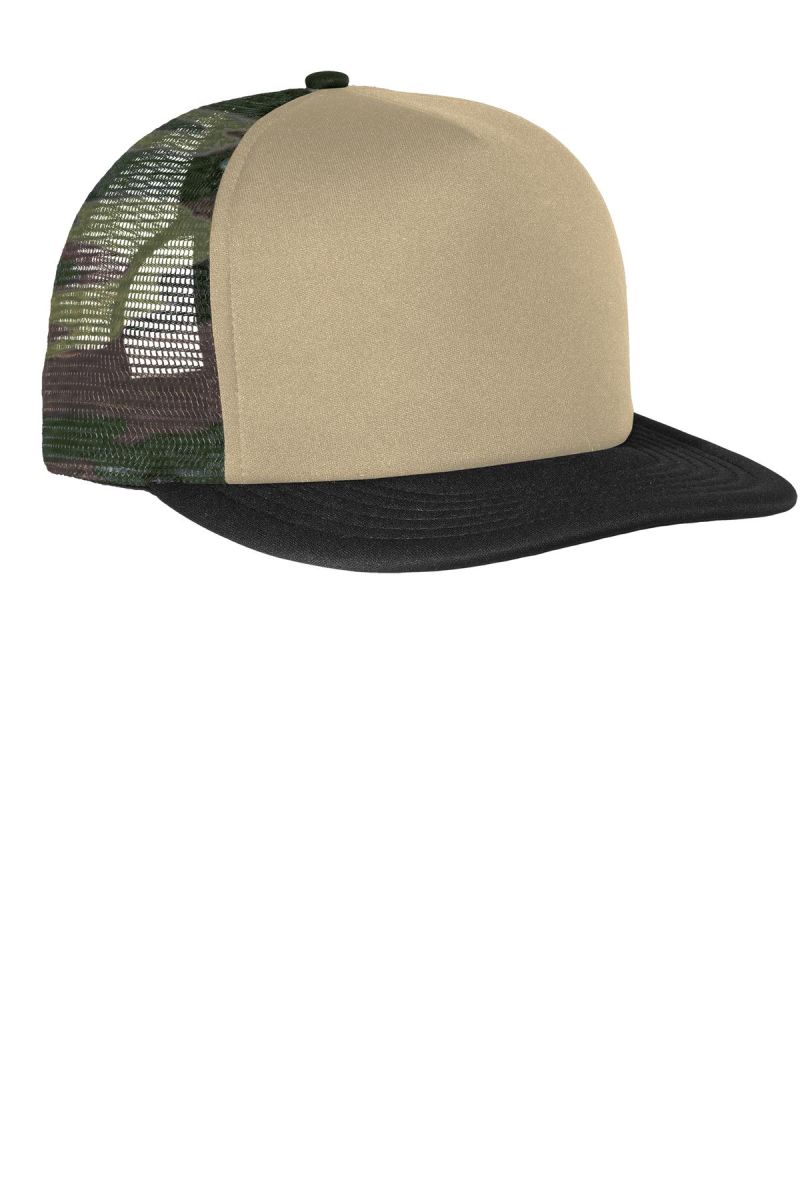 District ®  Flat Bill Snapback Trucker Cap