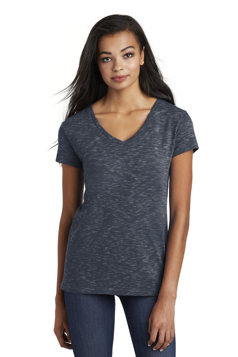  DISCONTINUED  District  ®  Women's Medal V-Neck Tee
