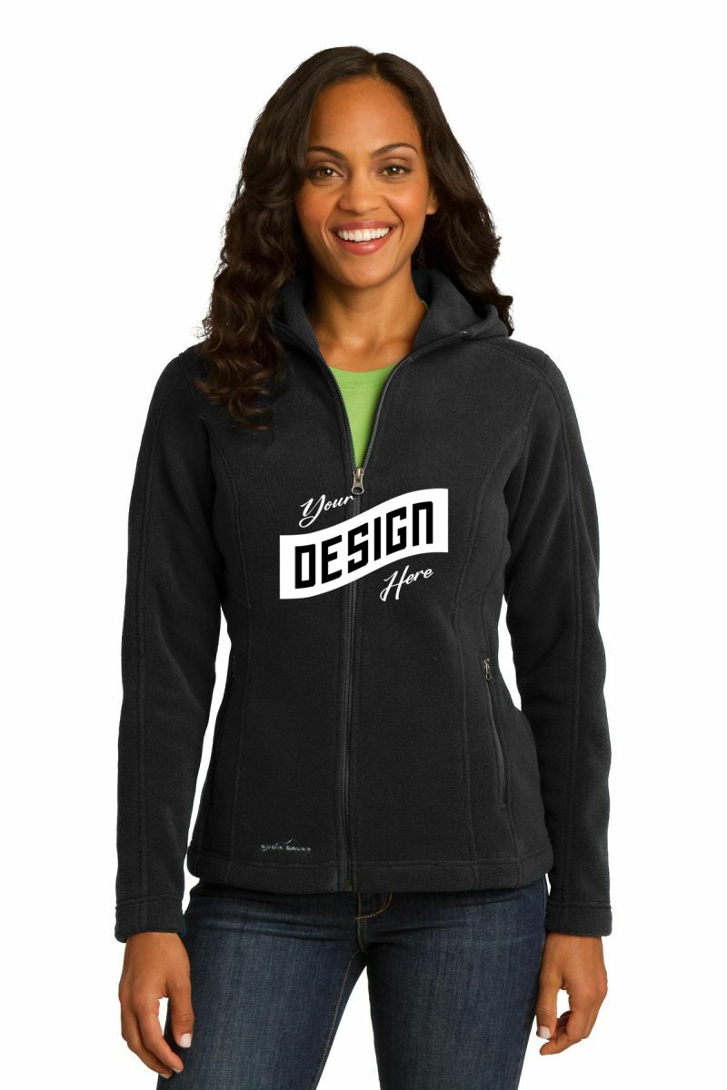  DISCONTINUED  Eddie Bauer ®  Ladies Hooded Full-Zip Fleece Jacket