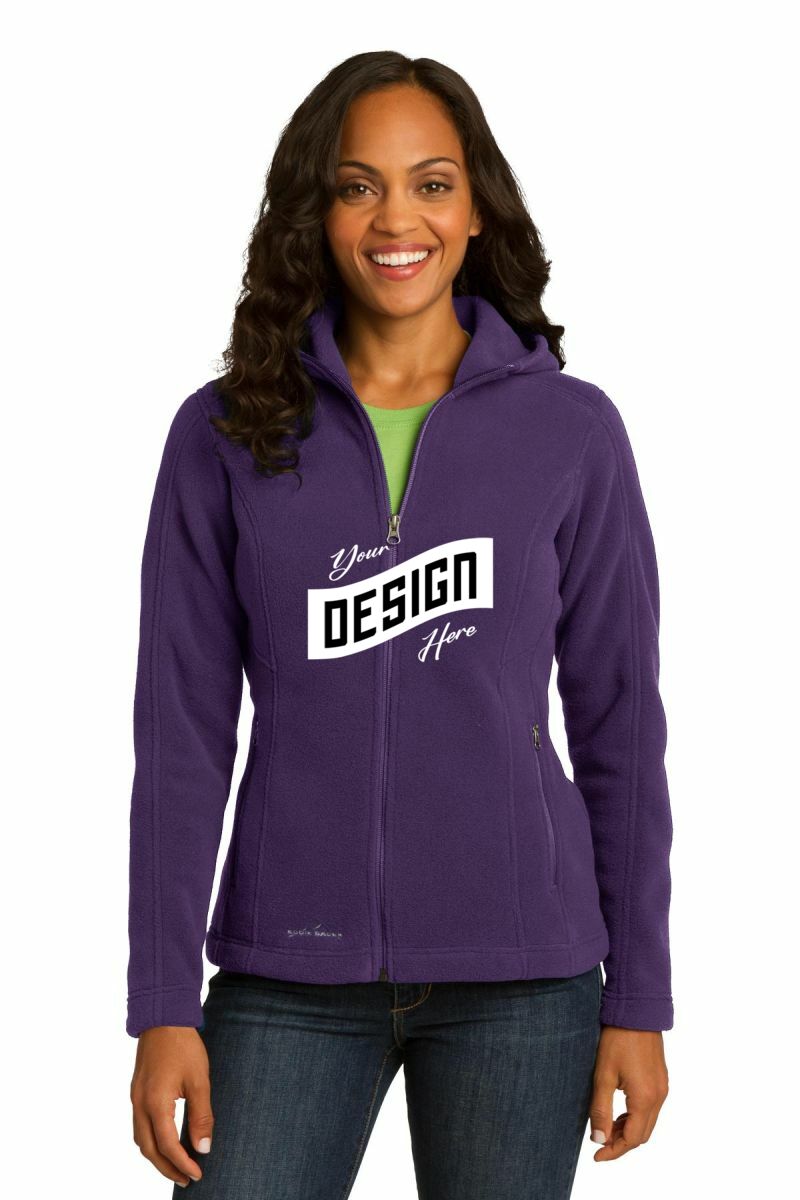  DISCONTINUED  Eddie Bauer ®  Ladies Hooded Full-Zip Fleece Jacket