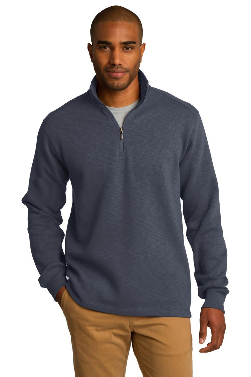 Port Authority ®  Slub Fleece 1/4-Zip Pullover