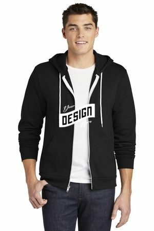  DISCONTINUED  American Apparel  ®  USA Collection Flex Fleece Zip Hoodie