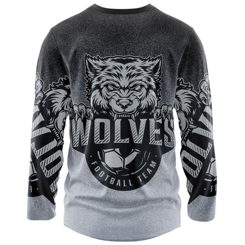 Unisex 180 GSM Cotton Feel Jersey Knitted Sublimation Long Sleeve T-Shirt