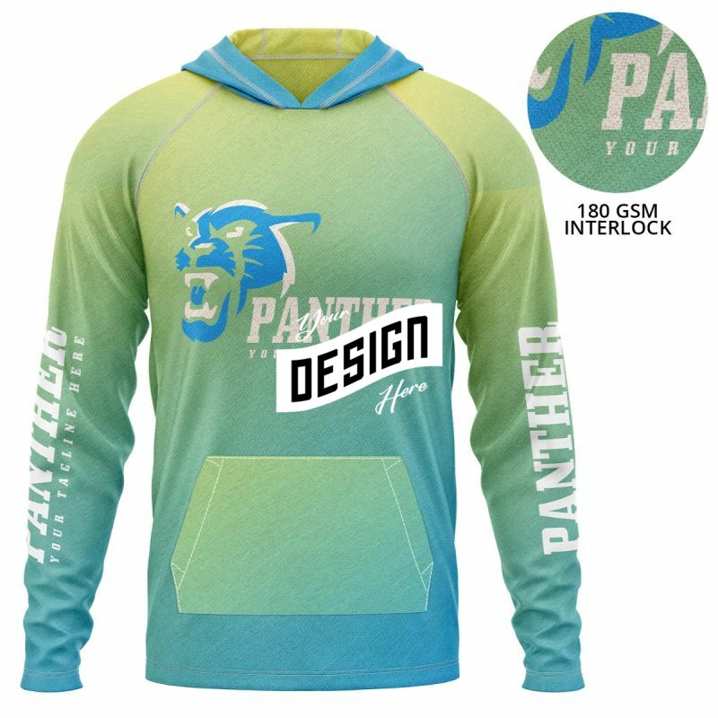 Unisex 180 GSM Jersey Knit Cotton Feel Sublimation Hoodie W/ Kangaroo Pocket
