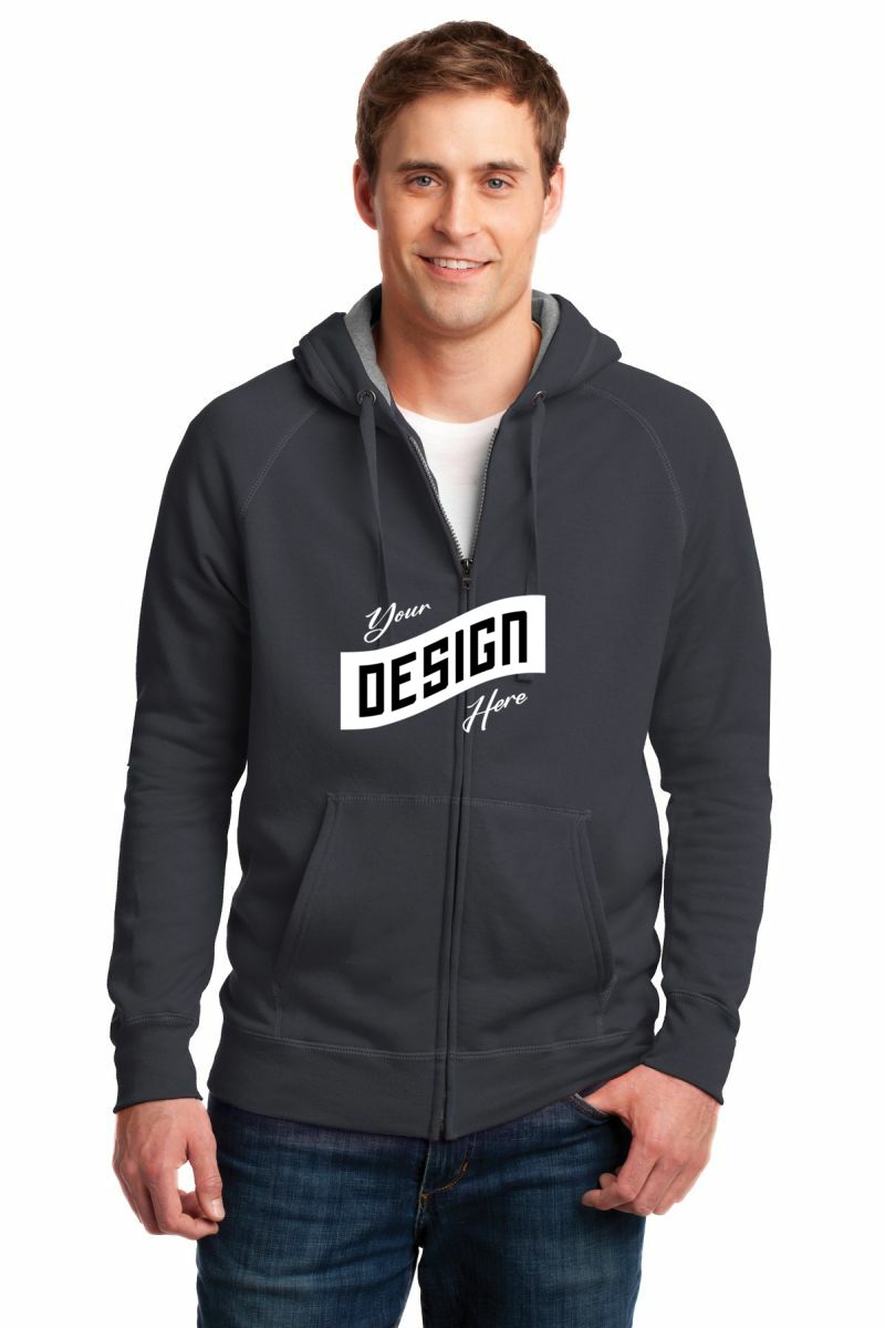  DISCONTINUED Hanes ®  Nano Full-Zip Hooded Sweatshirt