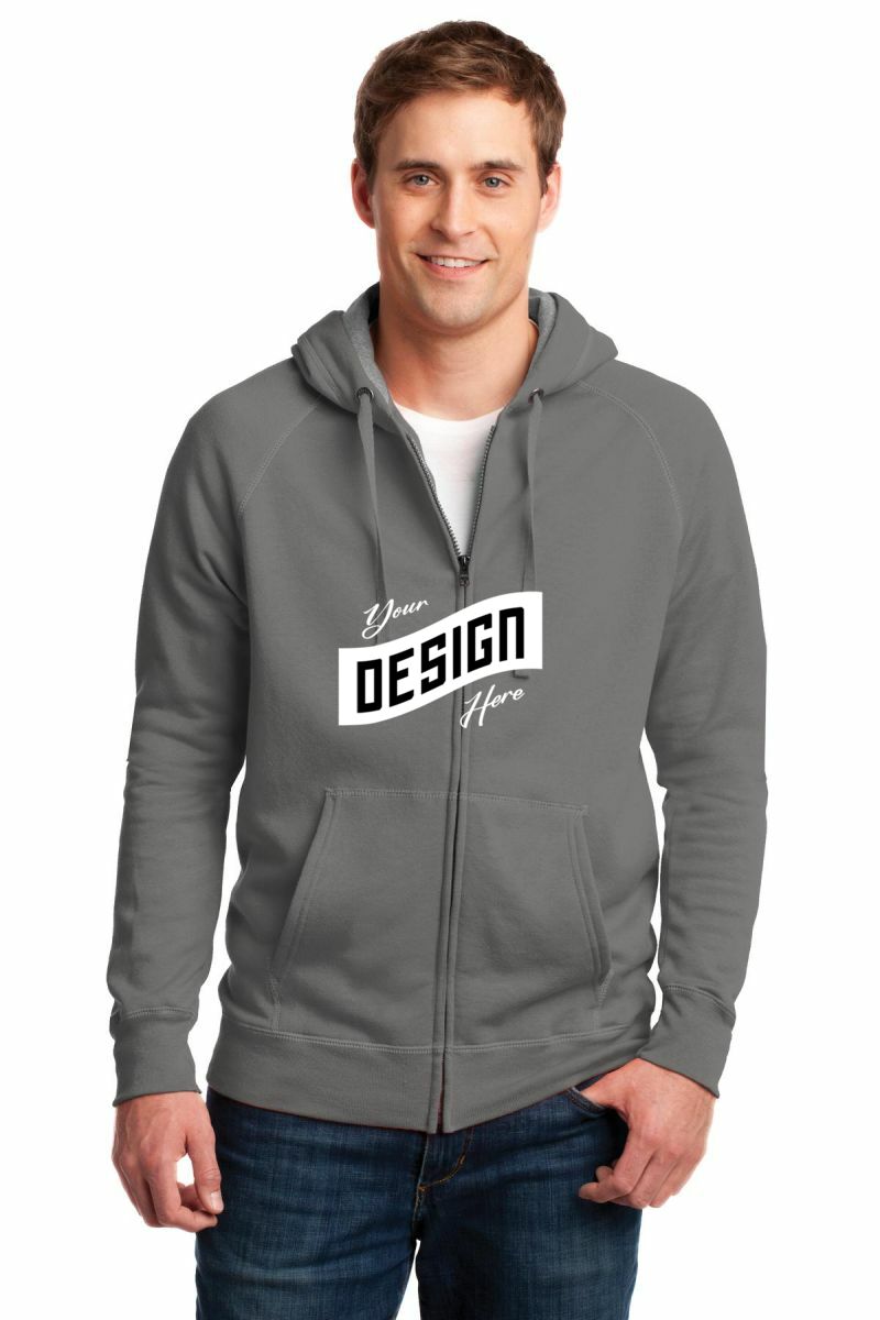  DISCONTINUED Hanes ®  Nano Full-Zip Hooded Sweatshirt