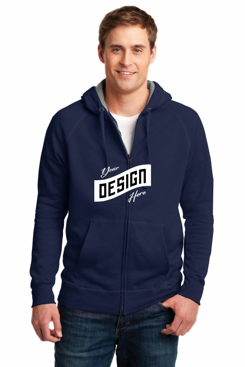 DISCONTINUED Hanes ®  Nano Full-Zip Hooded Sweatshirt