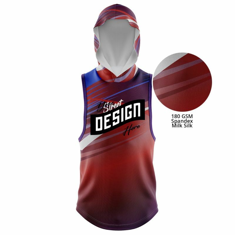 Youth 180 GSM Spandex Milk Silk Performance Sleeveless Pullover Hoodies