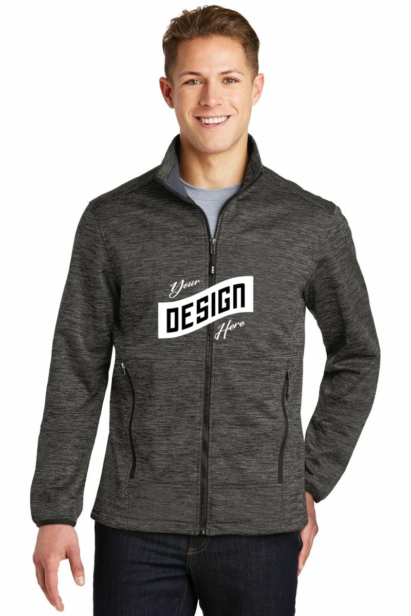 Sport-Tek ® PosiCharge ® Electric Heather Soft Shell Jacket