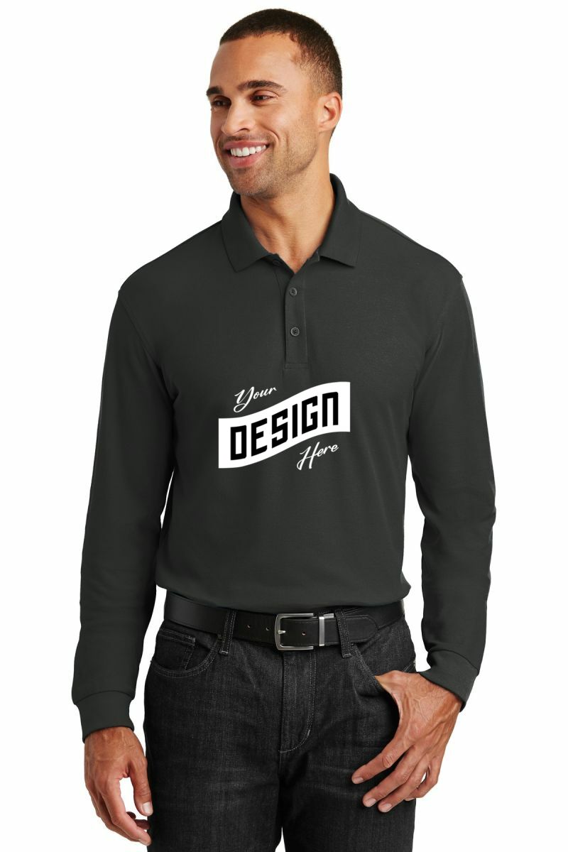 Port Authority ® Long Sleeve Core Classic Pique Polo