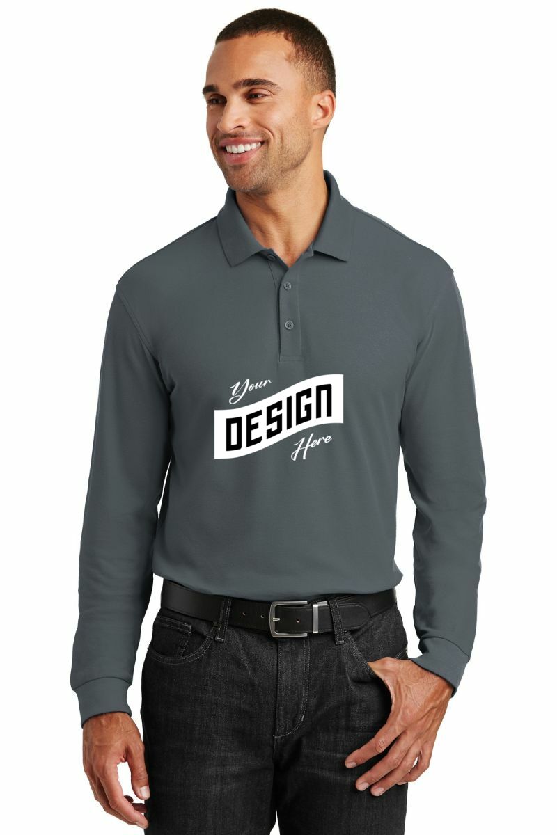 Port Authority ® Long Sleeve Core Classic Pique Polo
