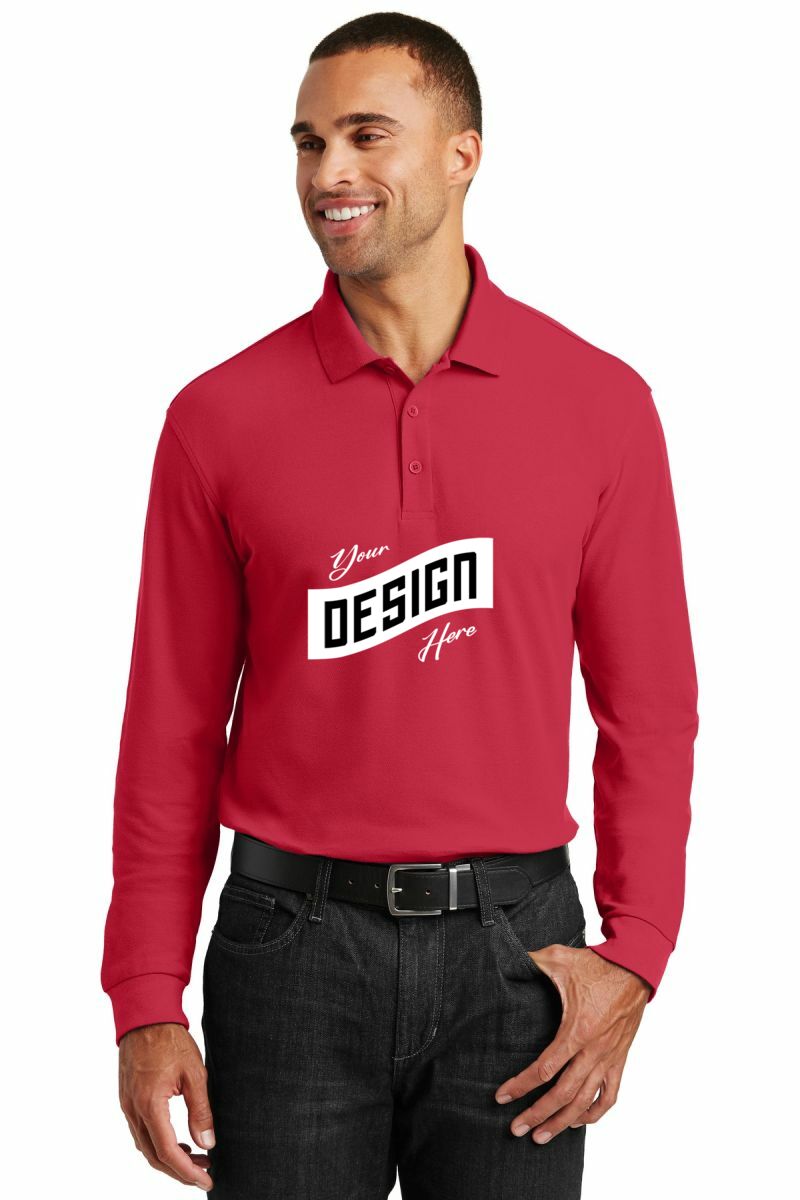 Port Authority ® Long Sleeve Core Classic Pique Polo