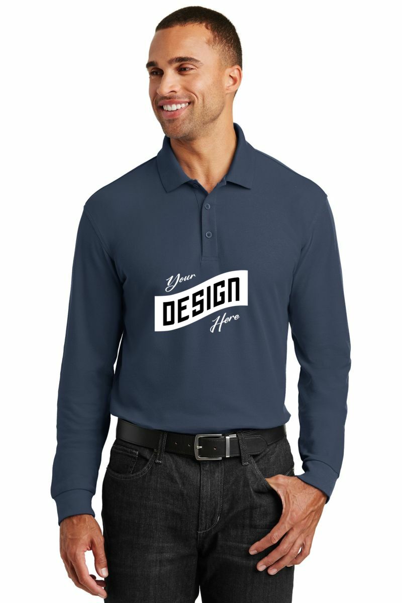 Port Authority ® Long Sleeve Core Classic Pique Polo