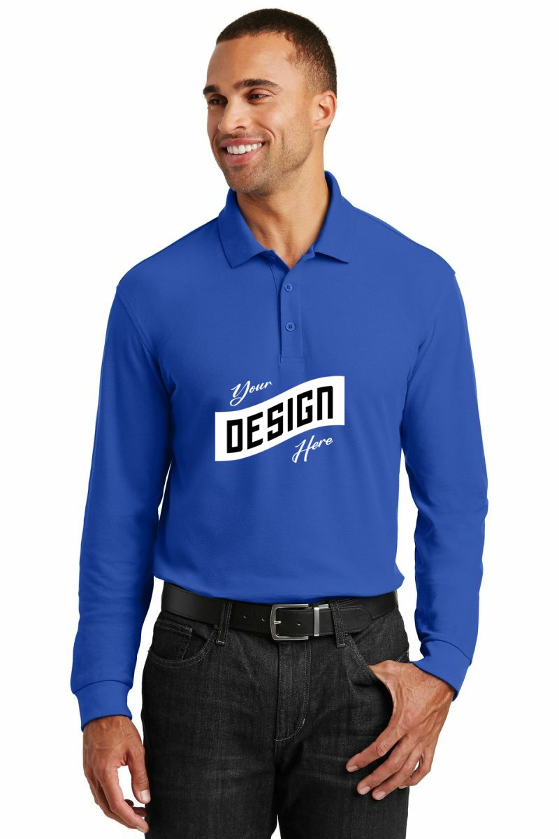 Port Authority ® Long Sleeve Core Classic Pique Polo