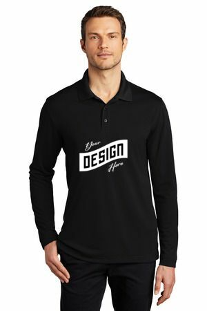 Port Authority ® Dry Zone ® UV Micro-Mesh Long Sleeve Polo K110LS