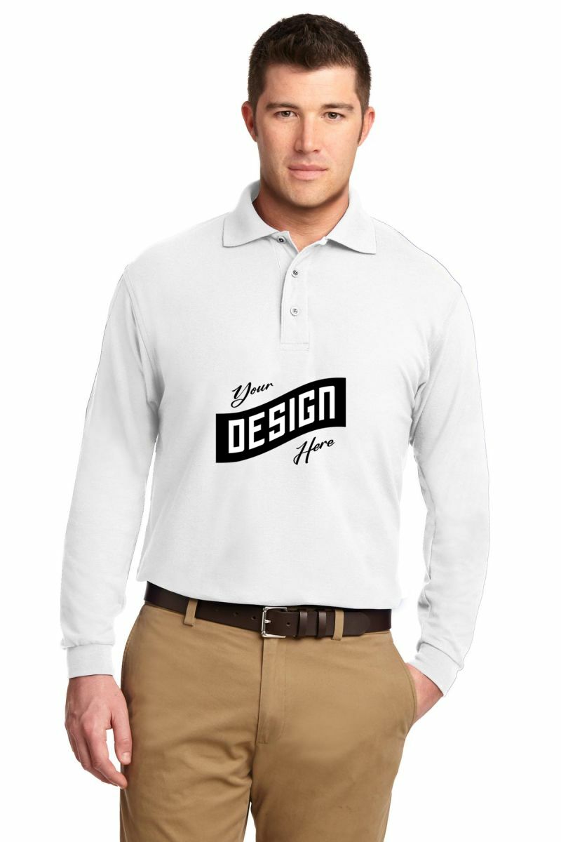 Port Authority ® Silk Touch Long Sleeve Polo