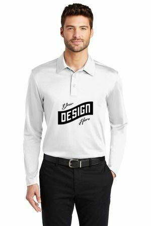 Port Authority ® Silk Touch Performance Long Sleeve Polo