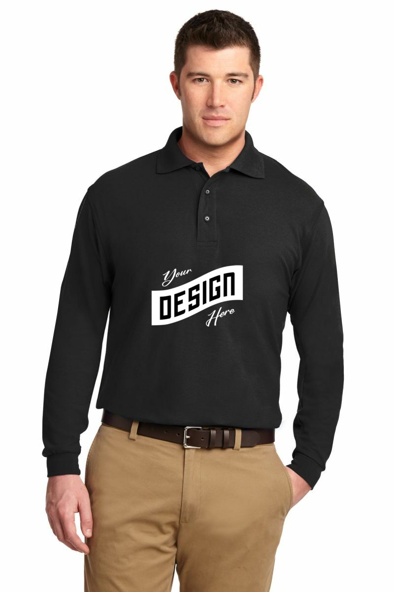 Port Authority ® Silk Touch Long Sleeve Polo
