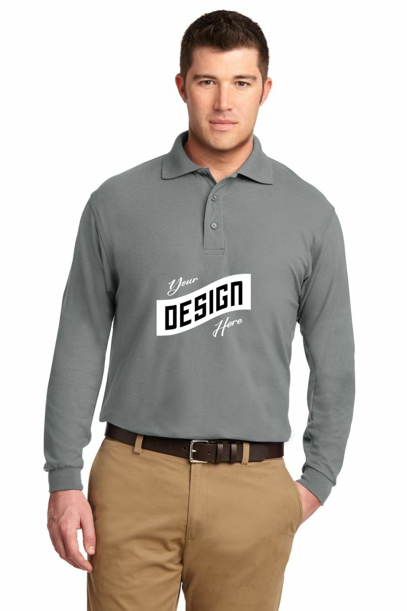 Port Authority ® Silk Touch Long Sleeve Polo