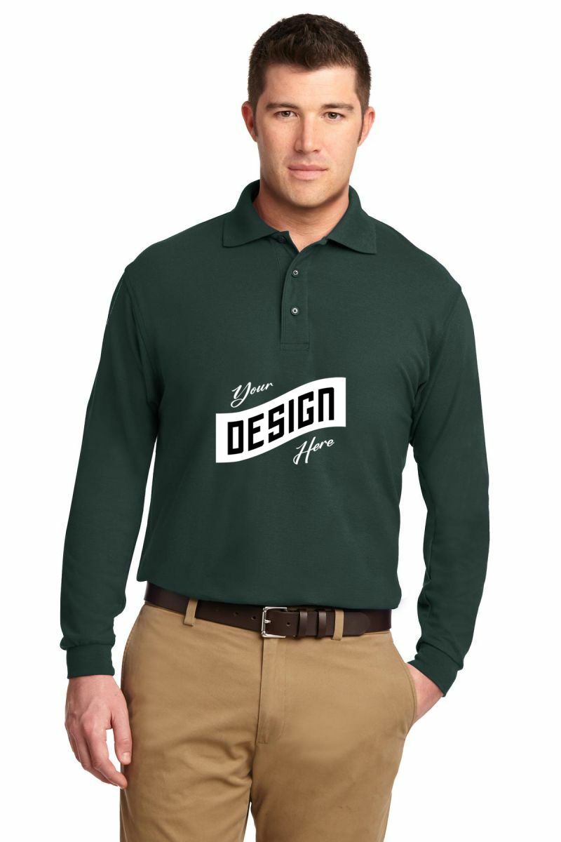 Port Authority ® Silk Touch Long Sleeve Polo
