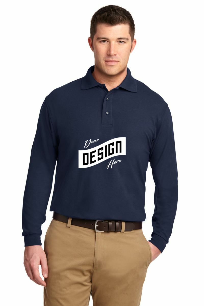 Port Authority ® Silk Touch Long Sleeve Polo