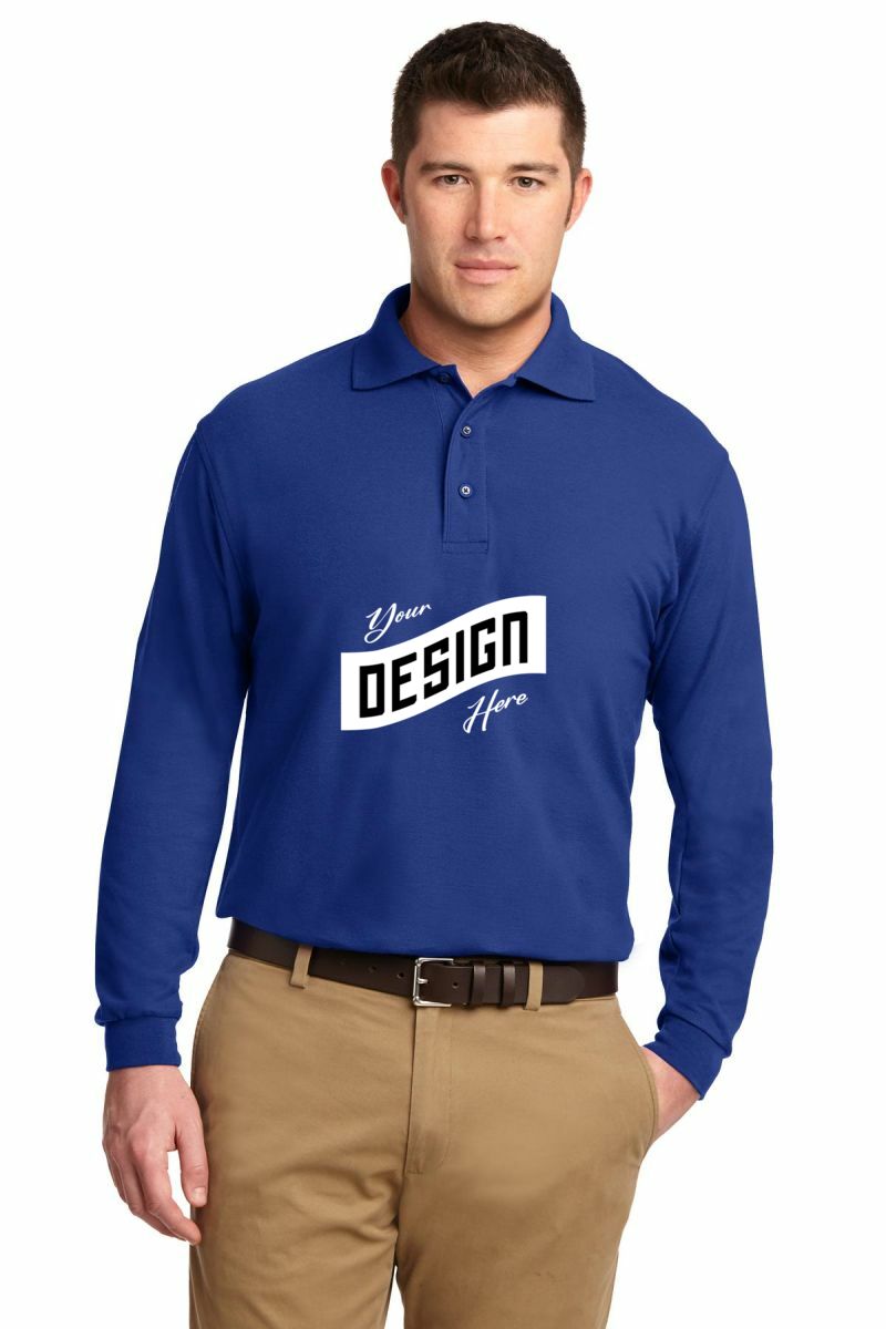 Port Authority ® Silk Touch Long Sleeve Polo