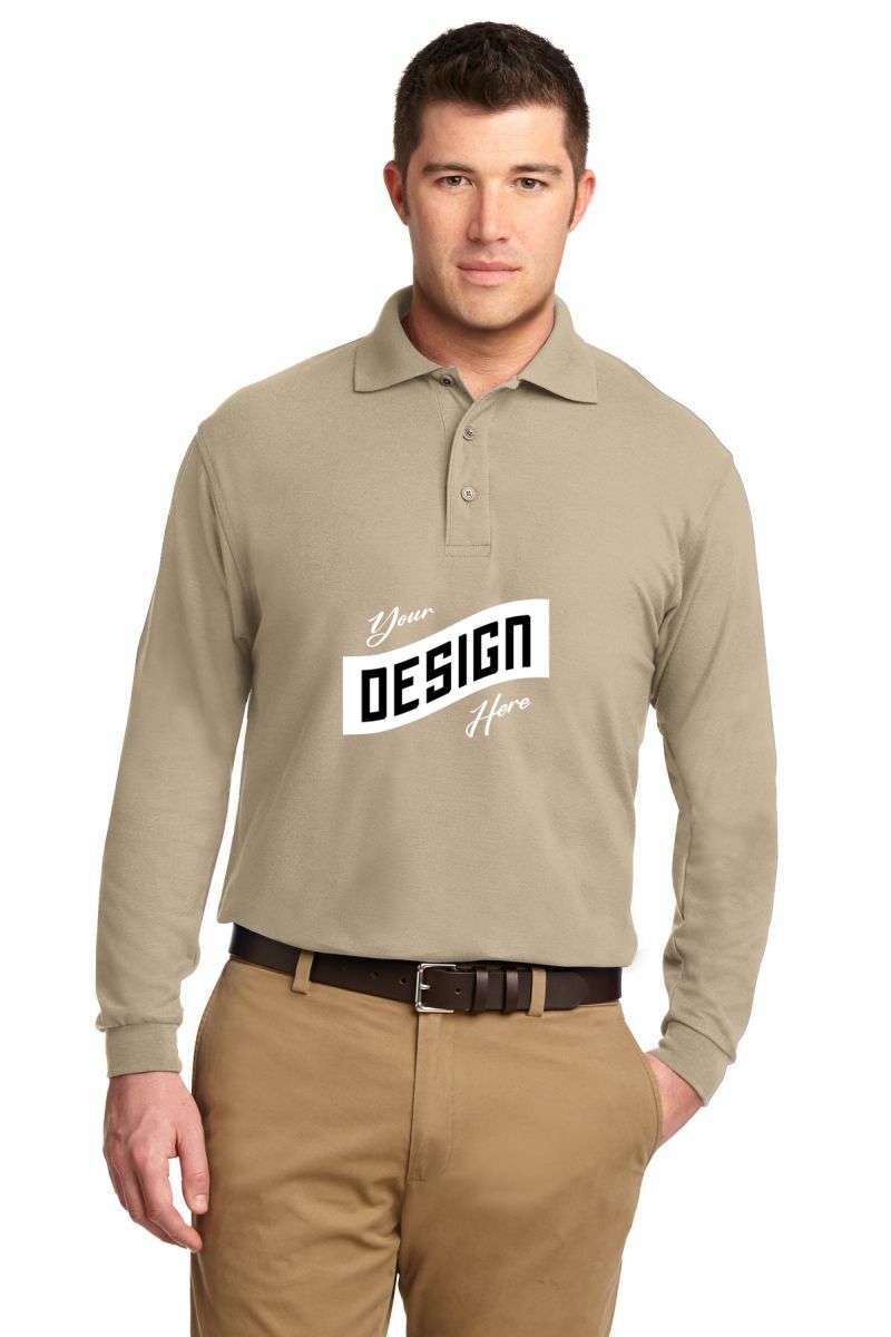 Port Authority ® Silk Touch Long Sleeve Polo