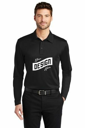 Port Authority ® Silk Touch Performance Long Sleeve Polo