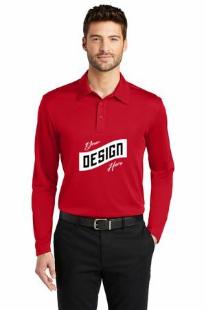Port Authority ® Silk Touch Performance Long Sleeve Polo